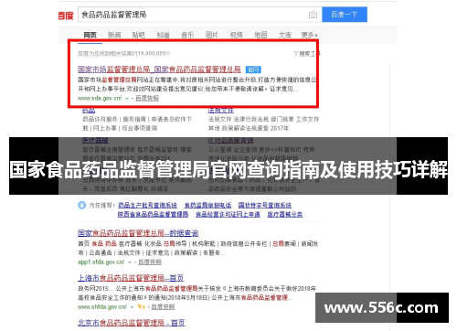 国家食品药品监督管理局官网查询指南及使用技巧详解